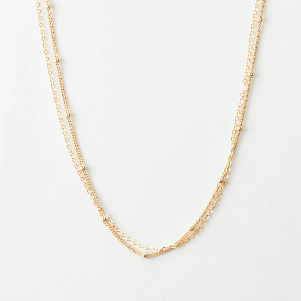 Hannah Layered Chain GLDN